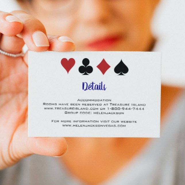 Cartão De Informações Detalhes do Casino Blue Las Vegas (Criador carregado)