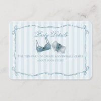 Detalhes do Chuveiro de Lingerie Azul Inserir