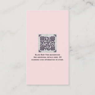 Cartão De Informações Detalhes do Código do Scanner QR do BUDGET Wed#bs