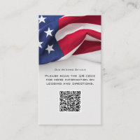 Detalhes do código QR do casamento com bandeira am