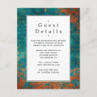 Detalhes do Convidado sobre Casamento de Cobre Pat