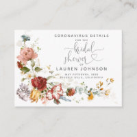 Detalhes do Coronavírus Floral da Vintage Watercol