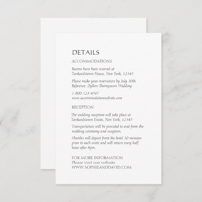 Cartão De Informações Detalhes do Nave Nupcial Céltico Irlandês Swan Lov (Frente/Verso)