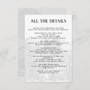 Cartão De Informações Detalhes do Passaporte do México