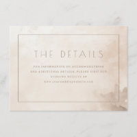 Detalhes Elegantes em Bege com Aquarela