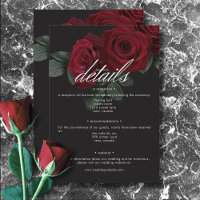 Detalhes Florais de Rosas Vermelhas Sangue Elegant