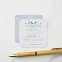 Detalhes Geométricos Iridescentes Personalizados
