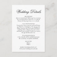 Detalhes Simples de Casamento Preto e Branco