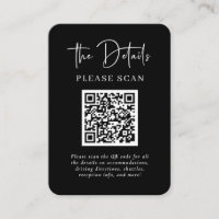 Detalhes Simples de Casamento Preto Moderno com Có