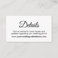 Detalhes Simples, Elegante de Casamento Negro e Br