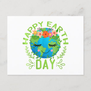 Cartão De Informações Dia da Terra Engraçado Citação da Terra Feliz Dia