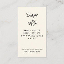 Cartão De Informações Diaper Raffle Book Library Themed Baby Shower 
