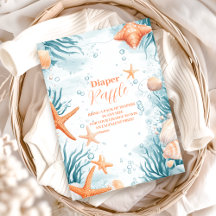 Diapper de Starfish, da praia Tropical Summer Raff