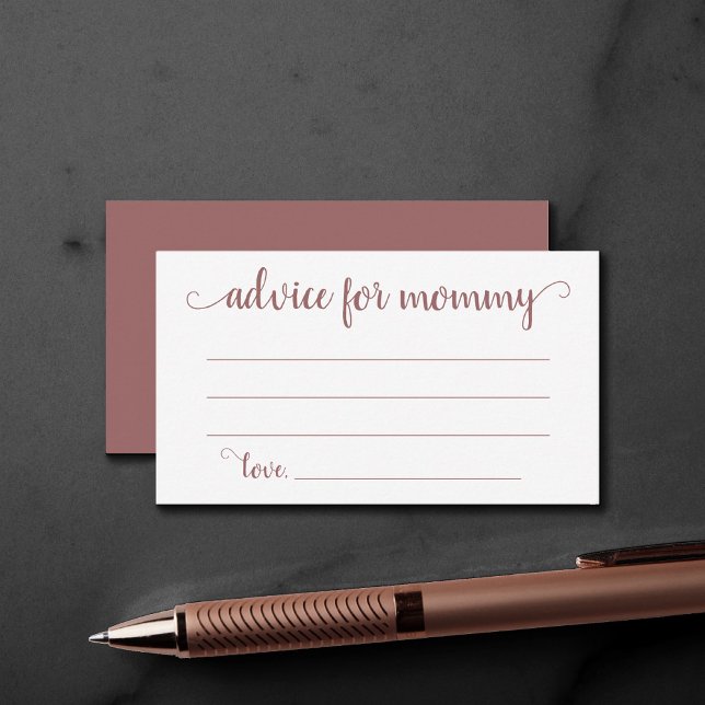 Cartão De Informações Dicas Simples de Taupe | Preservação de Chuvéiro R (Criador carregado)