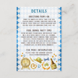 Cartão De Informações Direções sobre detalhes de cervejas russas do Okto