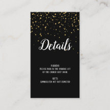 Dourada Confetti sobre Detalhes da Graduação em Pr