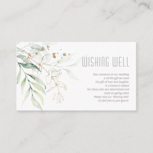 Cartão De Informações Dreamy Greenery Wishing well V2 Green/Blue ID817