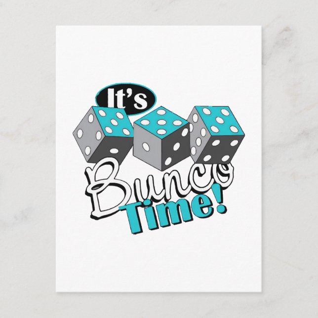 Cartão De Informações É hora do Bunco! (Frente)