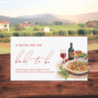 É mais receita para a noiva