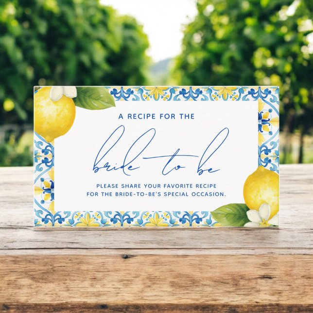 Cartão De Informações É mais receita para a noiva (Criador carregado)