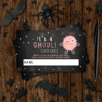 É um Ghoul! Chá de fraldas de Halloween de Monstro