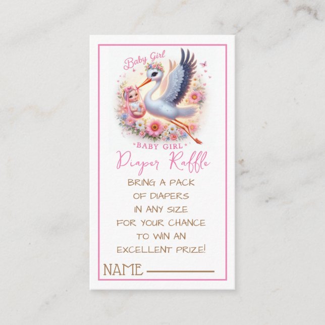 Cartão De Informações É uma "Garota Fresca" com Garota e Flores (Frente)