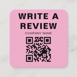 Cartão De Informações Editable Pink Logo Thank You Note Card