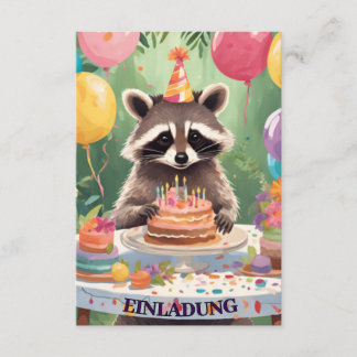 Cartão De Informações Einladungskarte