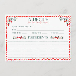 Cartão De Informações Ela está fresca fora da receita do Chá de panela d