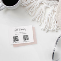 Elegant Calliographic Chá Gift Registry