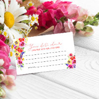 Elegante Chic Wild Flowers Script Ideias Noturnas
