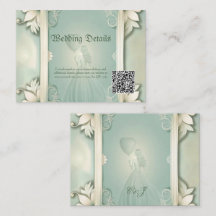 Elegante design floral verde-mole.