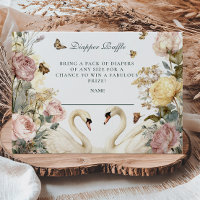 Elegante Dobra De Diapper De Aquarela Raffle