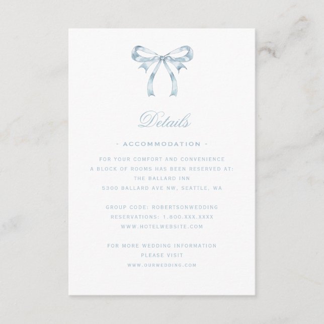 Cartão De Informações Elegante Floral Wreath Crest | Casamento Monograma (Frente)