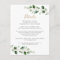 Elegante Folhagem Informações Detalhes do Eucalipt