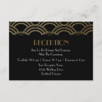 Elegante Gatsby Art Deco Recepção de casamento Dou