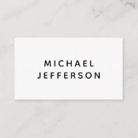 Elegante Preto Branco Personalizado Personalizado