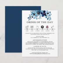 Elegante Ramalhete De Flores De Aquarela Azul Empo