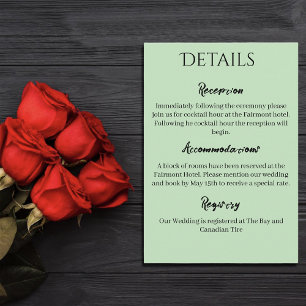 Cartão De Informações Elegante Salvia Preta Unicórnio Floral Fantasia Ca