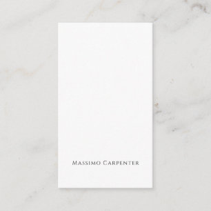 Cartão De Informações Elegante Simples Moderno Minimalista