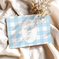 Elegante Urso Teddy Francês em Xadrez Sorteio de F