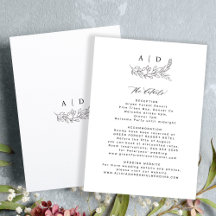 Elegantes detalhes de casamento minimalistas em pr