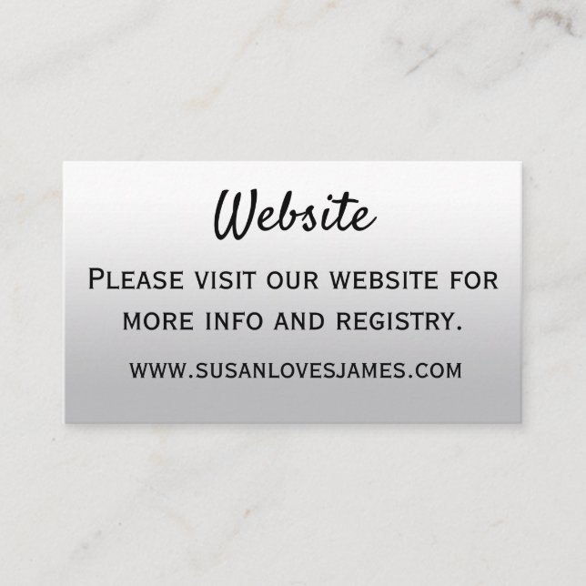 Cartão De Informações Eles Serão Um (Frente)