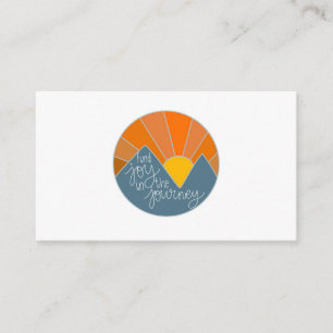 Cartão De Informações Encontre alegria na jornada