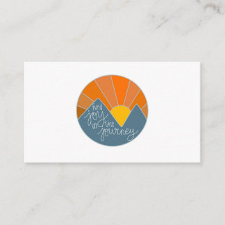 Cartão De Informações Encontre alegria na jornada