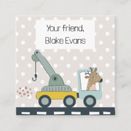 Cartão De Informações Equipamento Pessoal Excêntrico Personalizado para