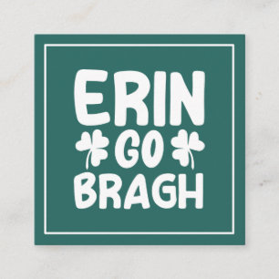 Cartão De Informações Erin Go Bragh-60850