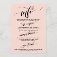 Esboço Simples, Elaborado, Informações de Casament
