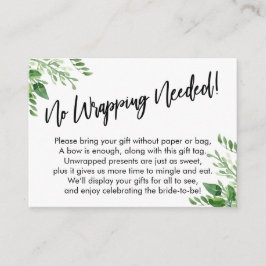 Cartão De Informações Escrita manual em verde Não é necessário encriptar