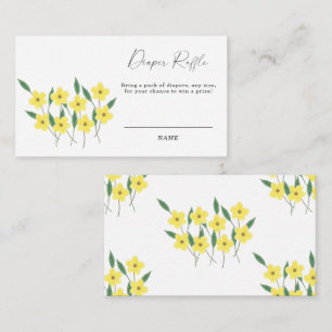 Cartão De Informações Espingardas fraldas amarelas selvagens neutras em